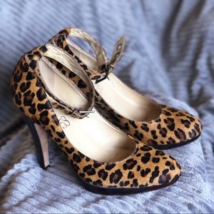 Leopard Print Mary Jane Heels // US W 7
